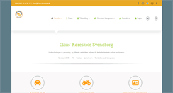 Desktop Screenshot of claus-koreskole.dk